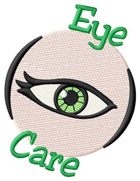 Picture of Eye Care Machine Embroidery Design