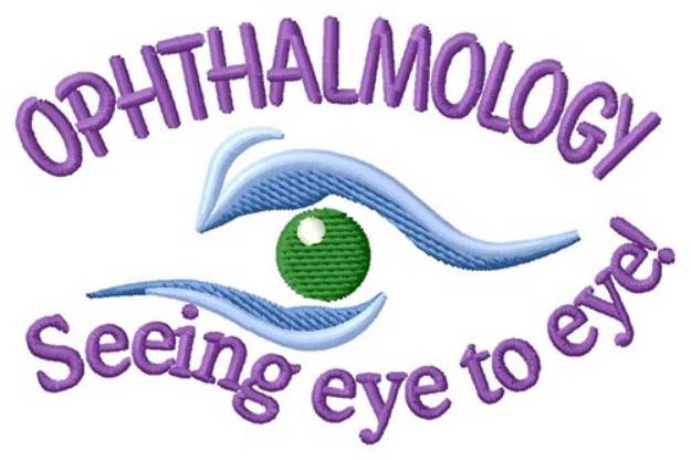 Picture of Eye to Eye Machine Embroidery Design