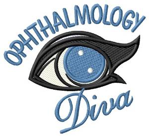 Picture of Ophthalmology Diva Machine Embroidery Design