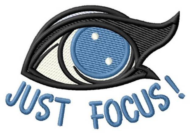 Picture of Just Focus Machine Embroidery Design