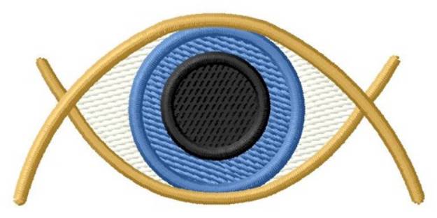 Picture of Eye Ball Machine Embroidery Design