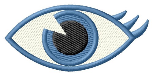 Eye Pupil Machine Embroidery Design