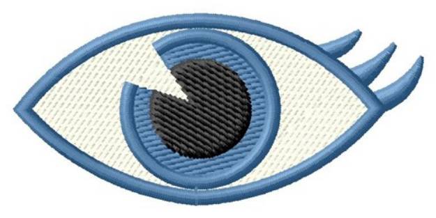 Picture of Eye Pupil Machine Embroidery Design