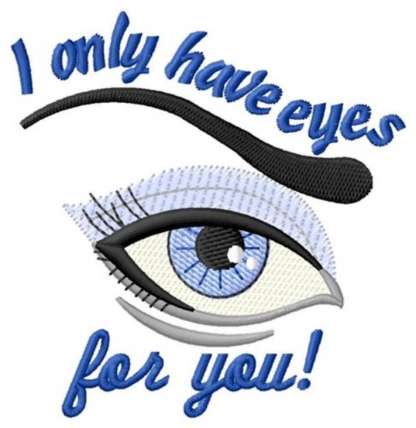 Picture of Eyes For You Machine Embroidery Design
