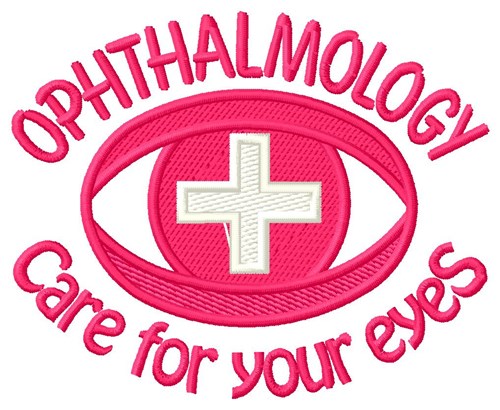Care For Eyes Machine Embroidery Design