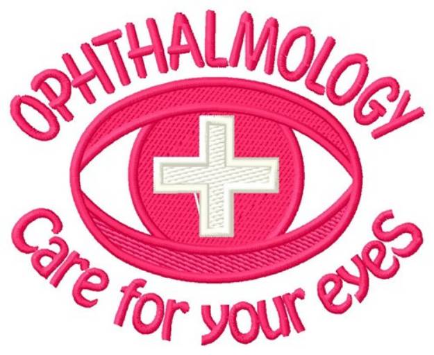 Picture of Care For Eyes Machine Embroidery Design