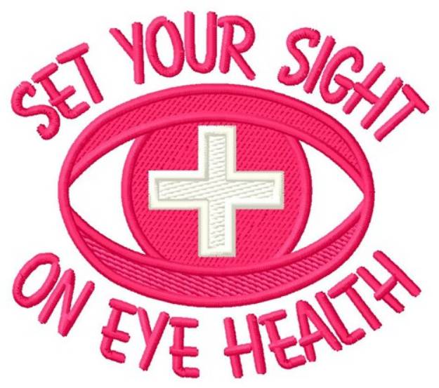 Picture of Eye Health Machine Embroidery Design