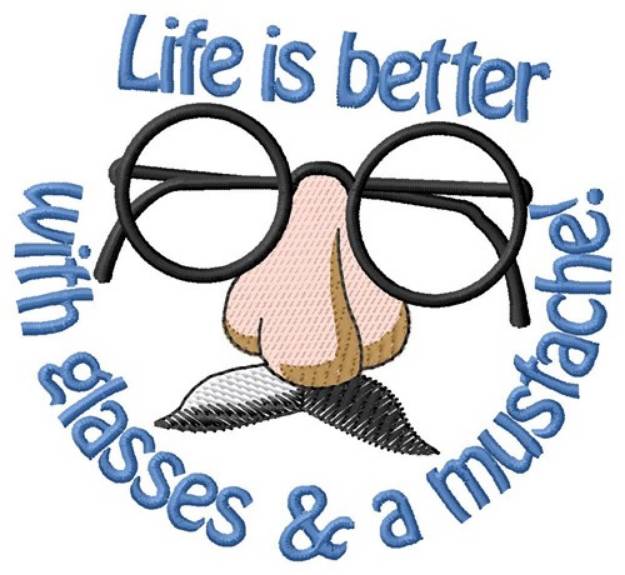 Picture of Life is Better Machine Embroidery Design