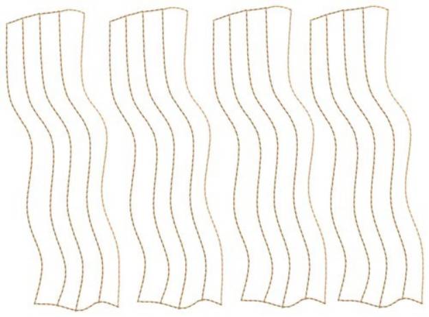 Picture of Bacon Strips Machine Embroidery Design