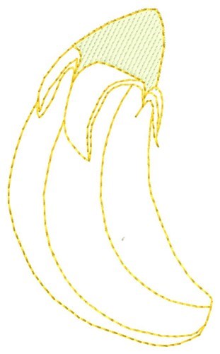 Banana Machine Embroidery Design