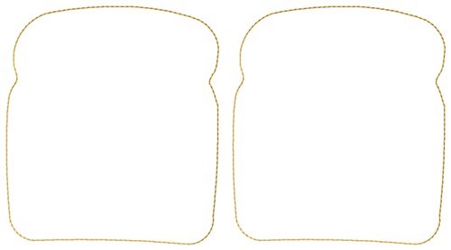 Slices Of Bread Machine Embroidery Design