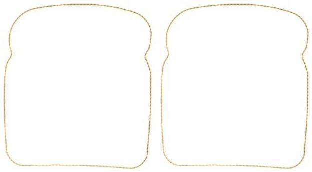 Picture of Slices Of Bread Machine Embroidery Design