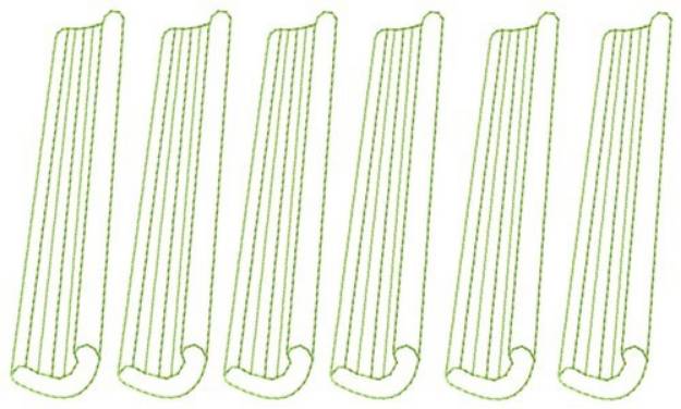 Picture of Stalks Of Celery Machine Embroidery Design