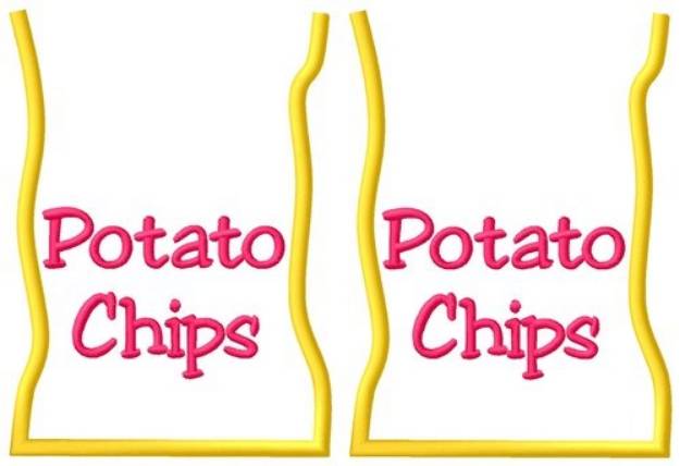 Picture of Potato Chip Bags Machine Embroidery Design