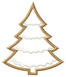 Picture of Christmas Tree Cookie Machine Embroidery Design