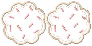 Picture of Sprinkles Cookies Machine Embroidery Design