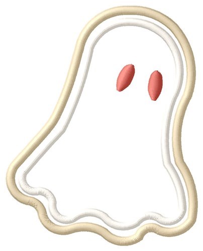 Ghost Cookie Machine Embroidery Design