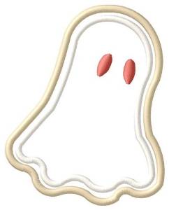 Picture of Ghost Cookie Machine Embroidery Design