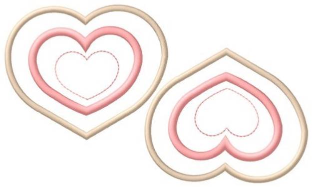 Picture of Heart Cookies Machine Embroidery Design
