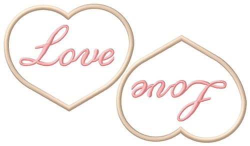Love Cookies Machine Embroidery Design