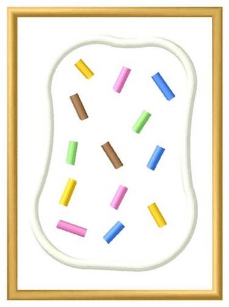 Picture of Sprinkles Poptart Machine Embroidery Design