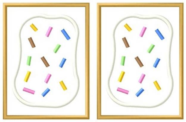 Picture of Sprinkles Poptarts Machine Embroidery Design