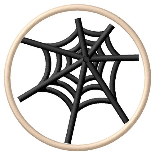 Spider Web Cookie Machine Embroidery Design