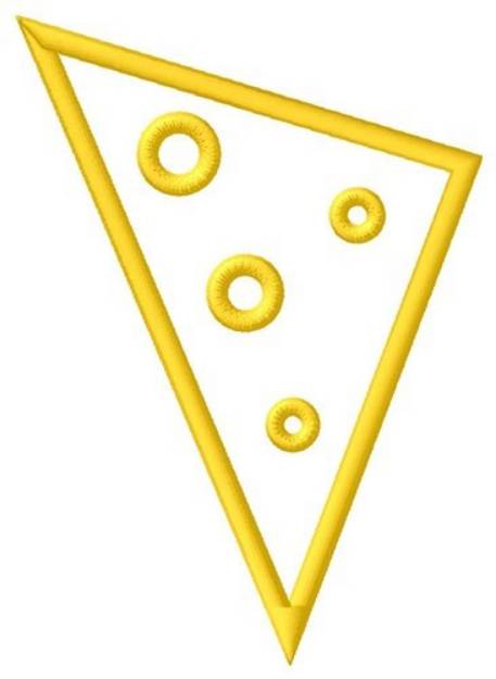 Picture of Swiss Cheese Triangle Machine Embroidery Design