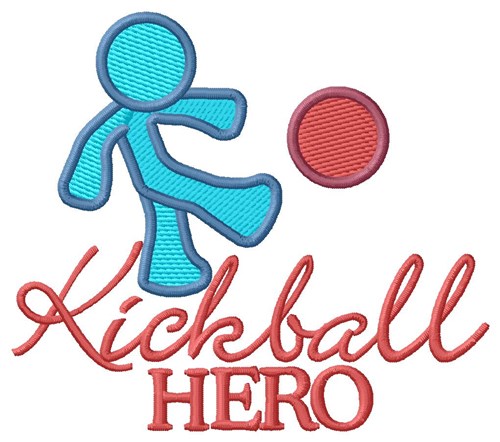 Kcikball Hero Machine Embroidery Design