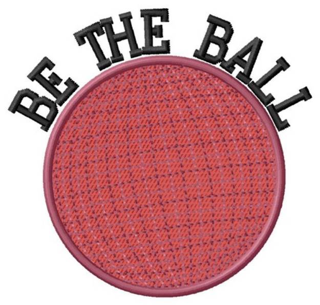 Picture of Be The Ball Machine Embroidery Design