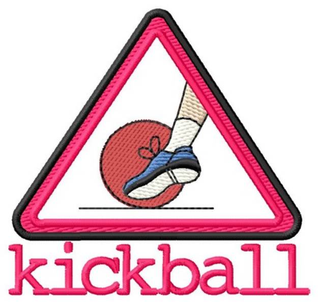 Picture of Kickball Machine Embroidery Design