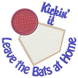 Picture of Leave the Bats Machine Embroidery Design