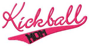 Picture of Kickball Mom Machine Embroidery Design