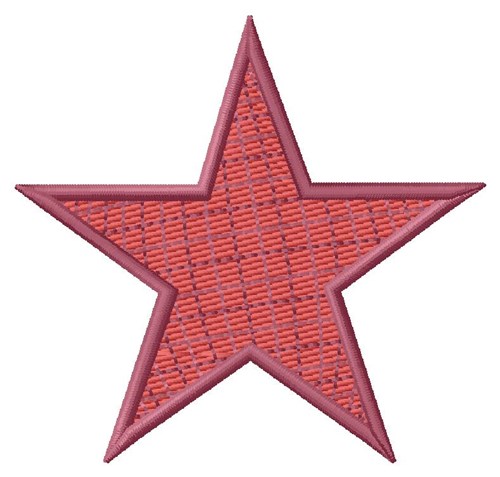 Kickball Star Machine Embroidery Design