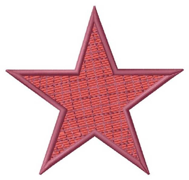 Picture of Kickball Star Machine Embroidery Design