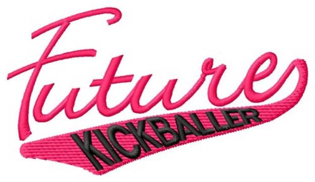 Picture of Future Kickballer Machine Embroidery Design