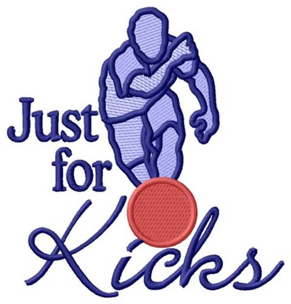 Picture of Just For Kicks Machine Embroidery Design