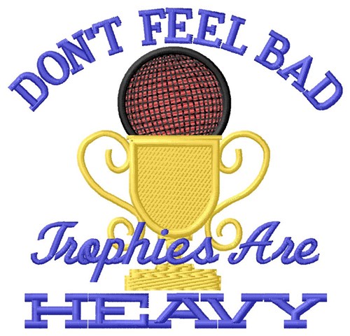 Heavy Trophy Machine Embroidery Design