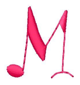 Music M Machine Embroidery Design