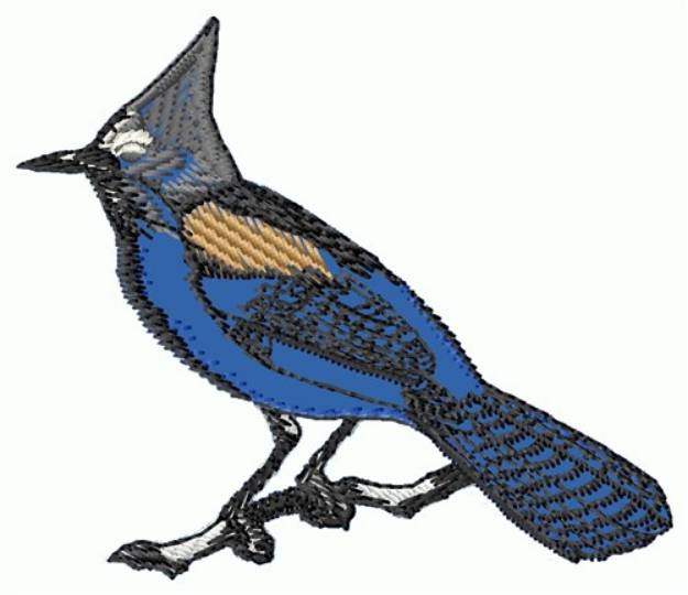Picture of Applique Bluebird Machine Embroidery Design