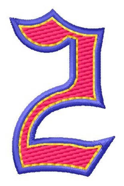 Picture of Baseball Font 2 Machine Embroidery Design