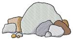 Picture of Rocks Pile Machine Embroidery Design