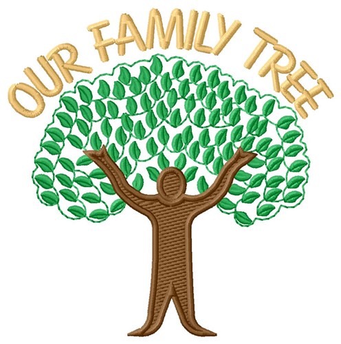 Our Family Tree Machine Embroidery Design
