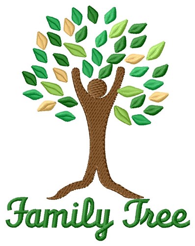Family Tree Machine Embroidery Design