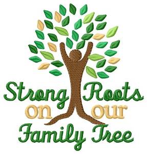 Picture of Strong Roots Machine Embroidery Design