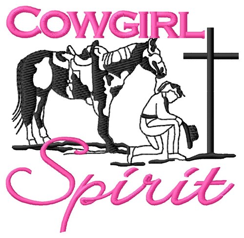 Cowgirl Spirit Machine Embroidery Design