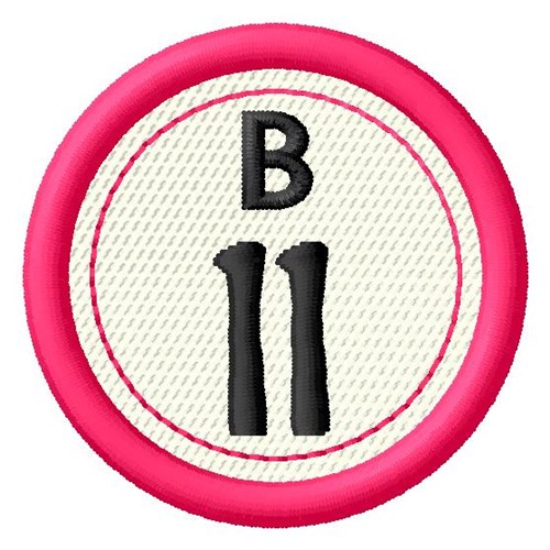 Bingo B11 Machine Embroidery Design