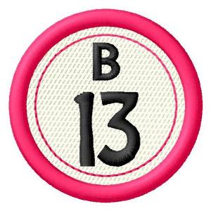 Picture of Bingo B13 Machine Embroidery Design