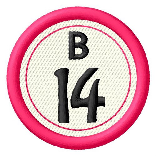 Bingo B14 Machine Embroidery Design