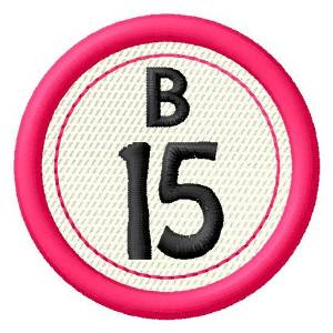 Picture of Bingo B15 Machine Embroidery Design